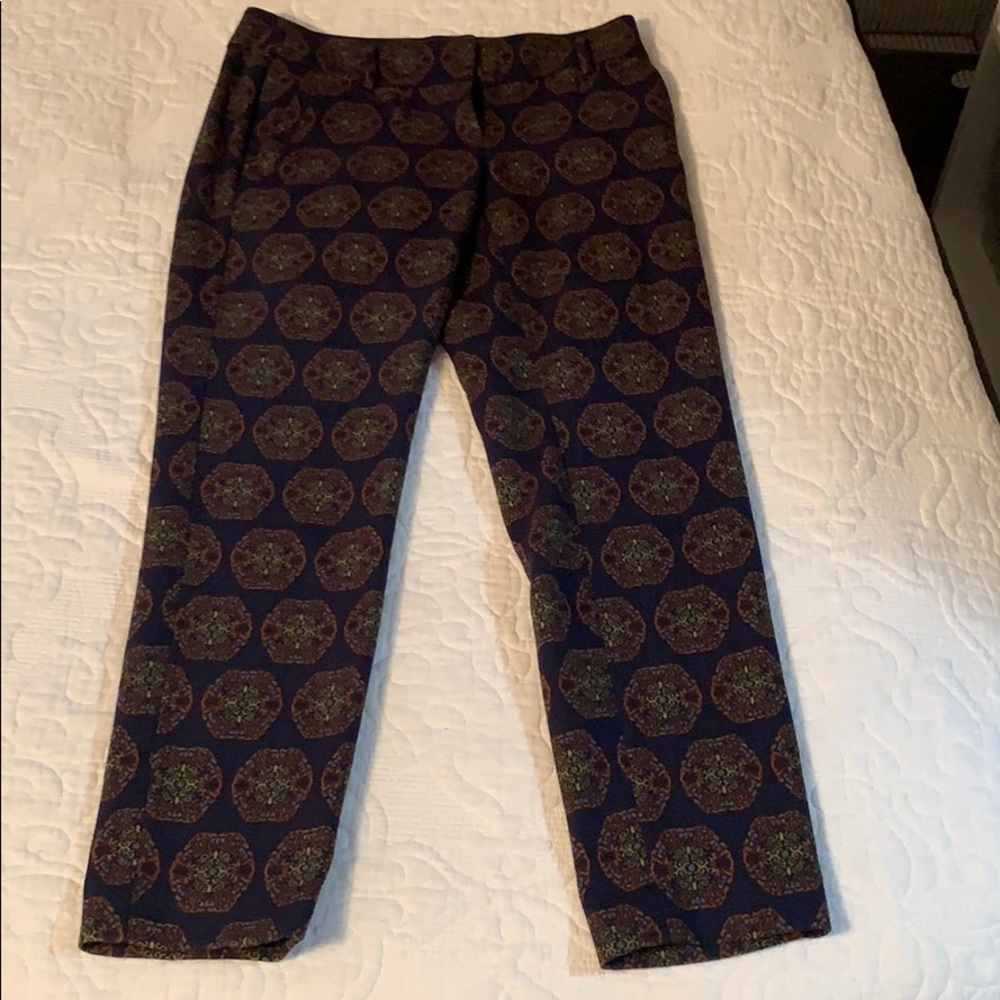 LOFT Marisa straight fit pant - pattern